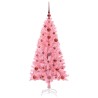 Sapin de Noël avec 150 LED avec support Rose 120 cm PVC 541950541950