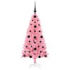 Sapin de Noël avec 150 LED avec support Rose 120 cm PVC 541951541951