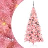Sapin de Noël avec 300 LED avec support Rose 180 cm PVC 541954541954