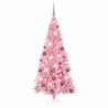 Sapin de Noël avec 300 LED avec support Rose 180 cm PVC 541954541954