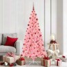 Sapin de Noël avec 300 LED avec support Rose 180 cm PVC 541955541955