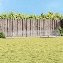 Cage à poules Argent 650 x 100 x 85 cm Acier galvanisé 541957541957