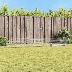 Cage à poules Argent 430 x 55 x 55 cm Acier galvanisé 541960541960