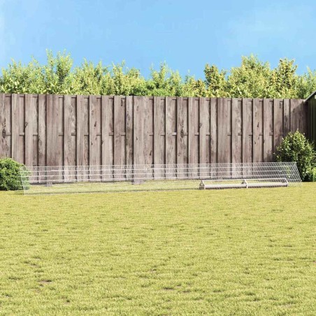 Cage à poules Argent 650 x 55 x 55 cm Acier galvanisé 541961541961