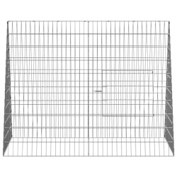 Cage à poules Argent 110 x 100 x 85 cm Acier galvanisé 541965541965