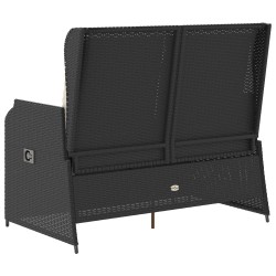 Banc de jardin Noir polyrotin 541967541967