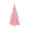 Sapin de Noël avec 300 LED avec support Rose 180 cm PVC 541971541971