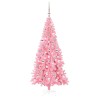 Sapin de Noël avec 300 LED avec support Rose 180 cm PVC 541971541971
