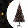 Sapin de Noël avec 150 LED avec support Noir 120 cm PVC 541972541972