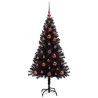 Sapin de Noël avec 150 LED avec support Noir 120 cm PVC 541972541972