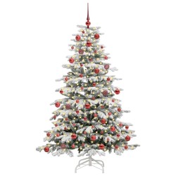 Sapin de Noël Artificiel à Branches Articulées Blanc 180 cm 541974541974