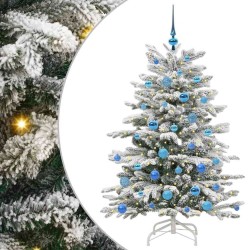 Sapin de Noël Artificiel à Branches Articulées Blanc 150 cm 541975541975