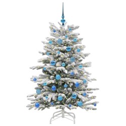 Sapin de Noël Artificiel à Branches Articulées Blanc 150 cm 541975541975