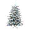 Sapin de Noël Artificiel à Branches Articulées Blanc 150 cm 541975541975