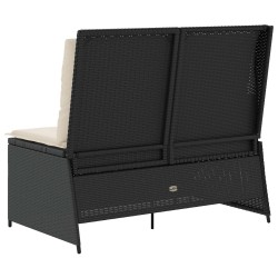 Banc de jardin Noir polyrotin 541980541980