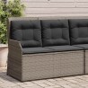 Banc de jardin Gris polyrotin 541982541982
