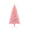 Sapin de Noël avec 150 LED avec support Rose 150 cm PVC 541983541983