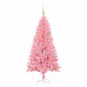 Sapin de Noël avec 150 LED avec support Rose 150 cm PVC 541983541983