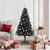 Sapin de Noël avec 150 LED avec support Noir 150 cm PVC 541985541985