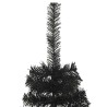 Sapin de Noël avec 300 LED avec support Noir 180 cm PVC 541986541986