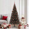 Sapin de Noël avec 300 LED avec support Noir 180 cm PVC 541989541989