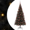 Sapin de Noël avec 300 LED avec support Noir 180 cm PVC 541989541989