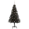 Sapin de Noël avec 150 LED avec support Noir 150 cm PVC 541990541990