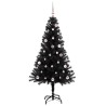 Sapin de Noël avec 150 LED avec support Noir 150 cm PVC 541990541990
