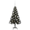 Sapin de Noël avec 150 LED avec support Noir 120 cm PVC 541994541994