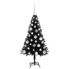 Sapin de Noël avec 150 LED avec support Noir 120 cm PVC 541994541994