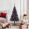 Sapin de Noël avec 150 LED avec support Noir 120 cm PVC 541995541995