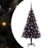 Sapin de Noël avec 150 LED avec support Noir 120 cm PVC 541995541995