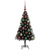 Sapin de Noël avec 150 LED avec support Noir 120 cm PVC 541998541998