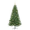 Sapin de Noël avec 150 LED avec support Vert 150 cm PE 542001542001