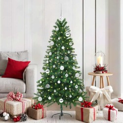 Sapin de Noël avec 150 LED avec support Vert 150 cm PE 542002542002