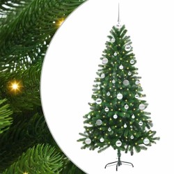 Sapin de Noël avec 150 LED avec support Vert 150 cm PE 542002542002