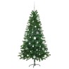 Sapin de Noël avec 150 LED avec support Vert 150 cm PE 542002542002