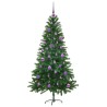Sapin de Noël avec 150 LED avec support Vert 150 cm PE 542003542003