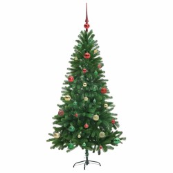 Sapin de Noël avec 150 LED avec support Vert 150 cm PE 542004542004