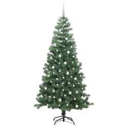 Sapin de Noël avec 300 LED avec support Vert 240 cm PVC 542009542009