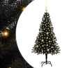 Sapin de Noël avec 150 LED avec support Noir 150 cm PVC 542010542010