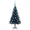 Sapin de Noël avec 150 LED avec support Noir 120 cm PVC 542011542011