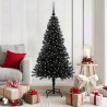 Sapin de Noël avec 150 LED avec support Noir 150 cm PVC 542012542012