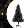 Sapin de Noël avec 150 LED avec support Noir 150 cm PVC 542012542012