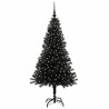 Sapin de Noël avec 150 LED avec support Noir 150 cm PVC 542012542012