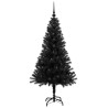 Sapin de Noël avec 150 LED avec support Noir 150 cm PVC 542012542012