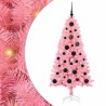 Sapin de Noël avec 150 LED avec support Rose 150 cm PVC 542013542013