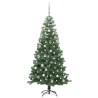 Sapin de Noël avec 300 LED avec support Vert 240 cm PVC 542014542014