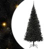 Sapin de Noël avec 300 LED avec support Noir 210 cm PVC 542016542016