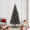Sapin de Noël avec 300 LED avec support Noir 210 cm PVC 542017542017